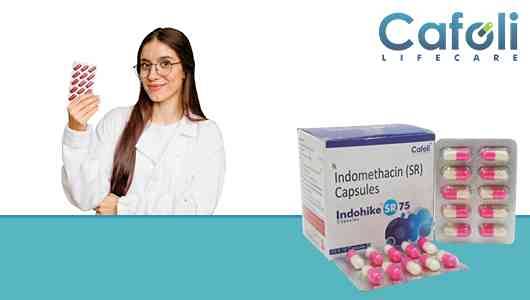 Indohike SR 75 Capsule at the best price in the NSAID Pain Relief Franchise for Pain and Inflammation Relief.